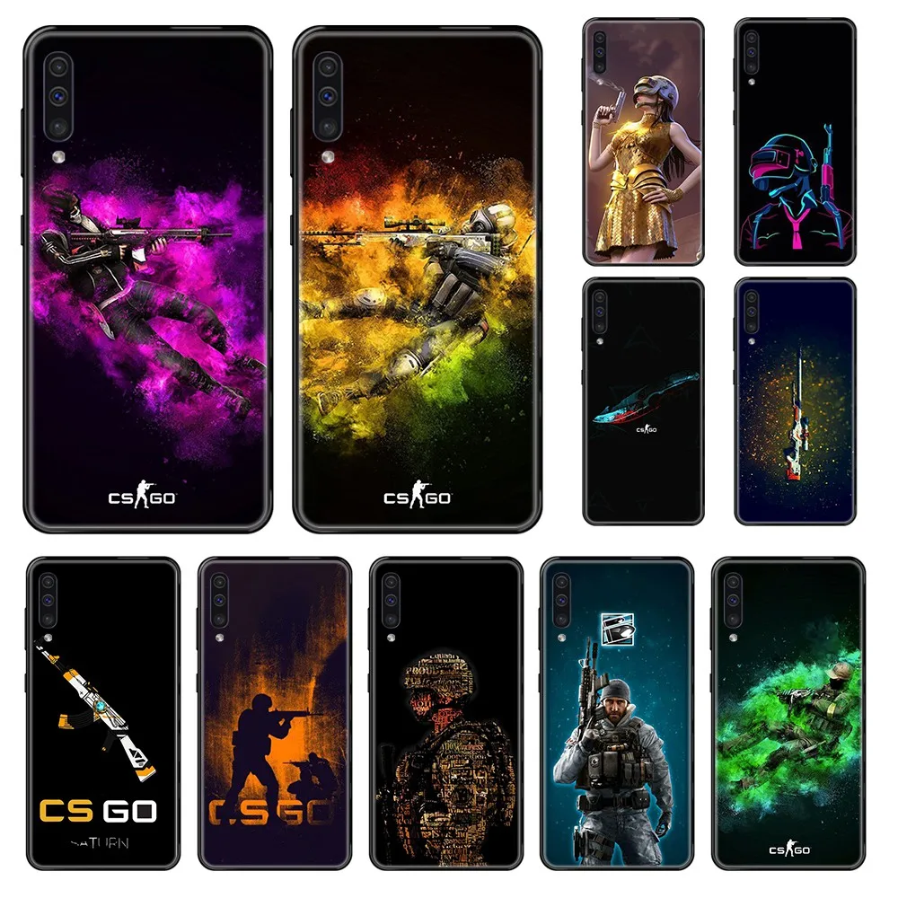 Игровой пистолет cs go trend водонепроницаемый чехол для телефона Samsung Galaxy A 3 5 6 7 8 20 40 50