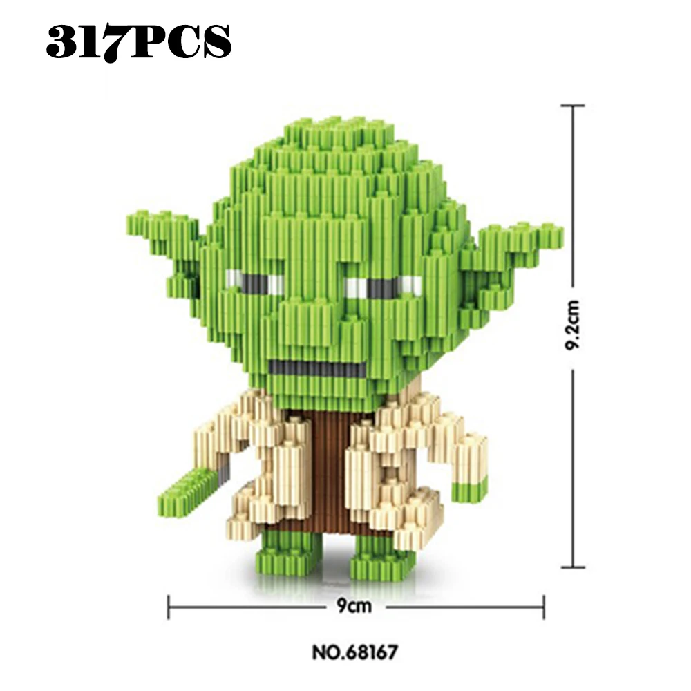 Звездные войны фигурки мастеров йодо Дарт Вейдер алмазные строительные блоки