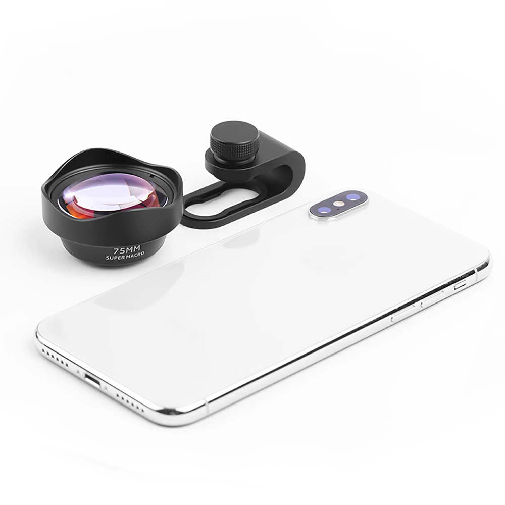 Макрообъектив Ulanzi 75 мм HD без искажений эффект DSLR зажим для iPhone 11 Samsung Huawei Xiaomi