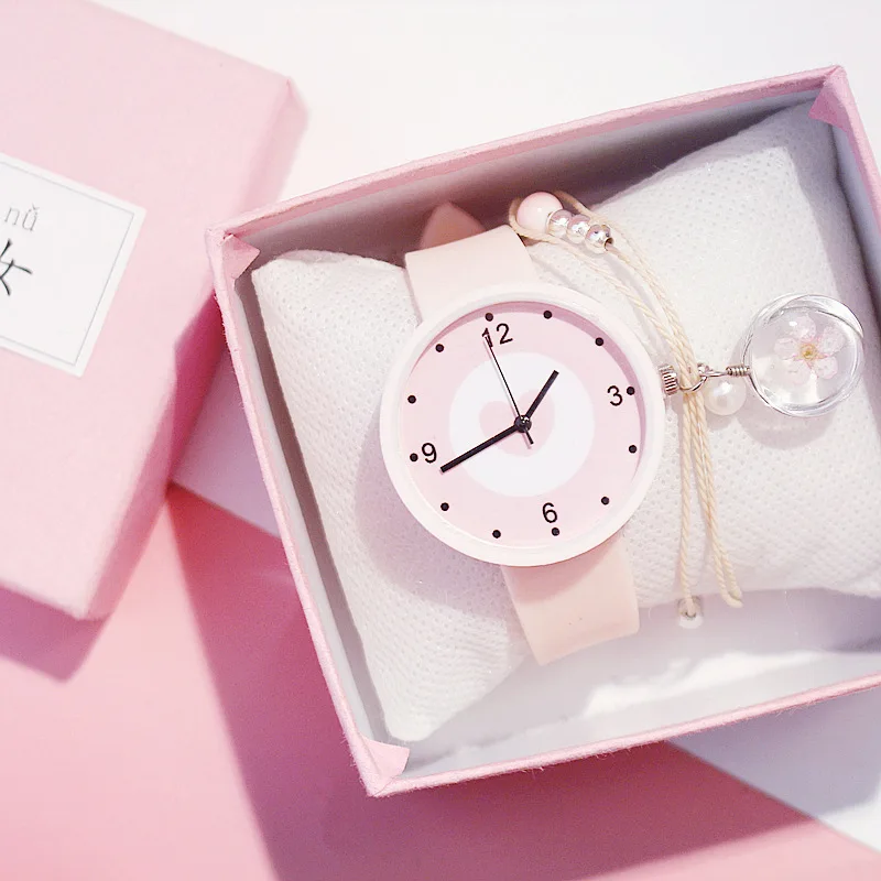 Роскошные женские часы браслет набор Бабочка повседневные силиконовые