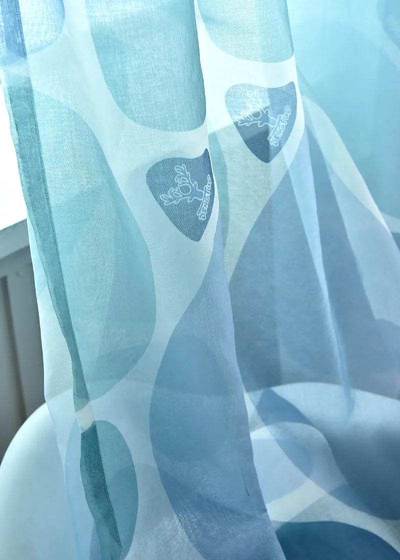 Color 2 Tulle Tiyana геометрические круглые затемненные шторы для гостиной, спальни, современные оконные шторы, тени Cortina P419Y - Цвет: Color 2 Tulle