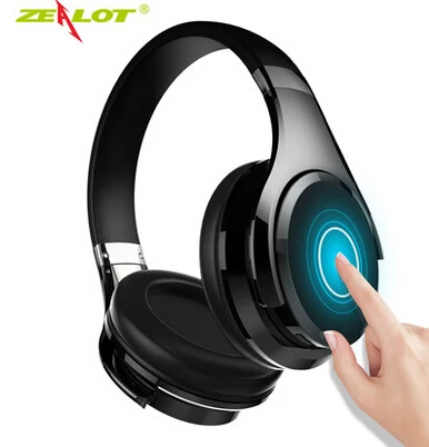

Zealot B21 Stereo Bass Senza Fili Bluetooth 4.0 Cuffia HiFi Auricolare Gesto di Controllo Touch Con Cancellazione del Rumore