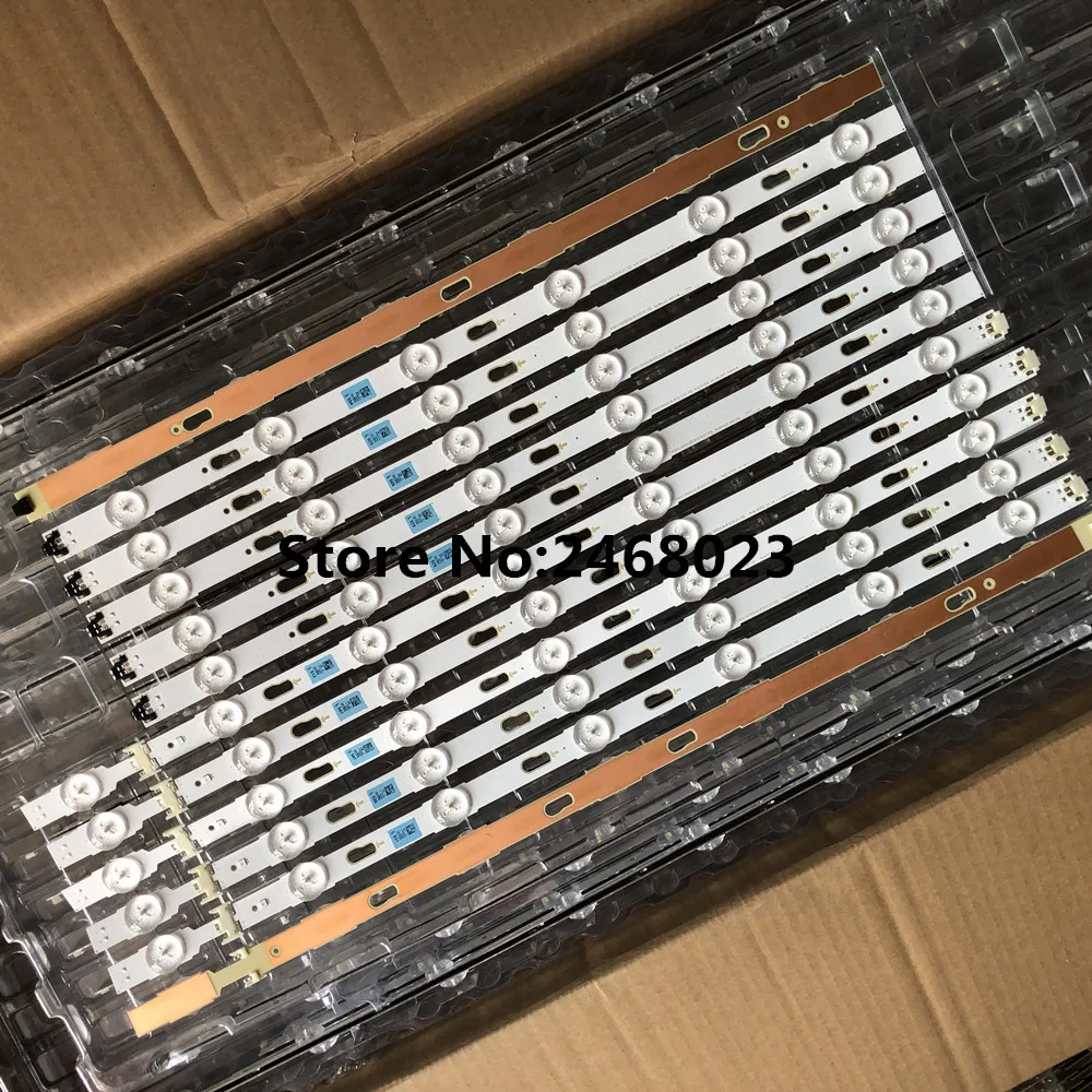 Два кольца в одном 12 шт./набор светодиодный Подсветка полосы для Samsung UE50JU6400 UN50JU6500