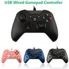 Проводной геймпад с USB-разъемом, с вибрацией и функцией турбонаддува, джойстик для Windows 7810, для XBOX ONEXSX