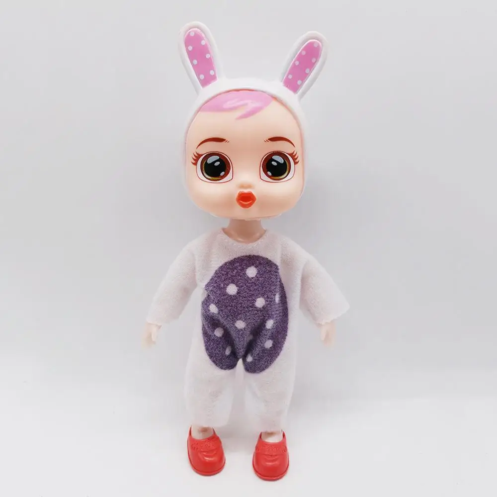 Мини Детские куклы 13 шарнирная подвижная BJD кукла милая голова животного с одеждой обнаженное тело 16 см модные куклы игрушки - Цвет: D