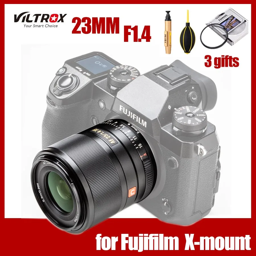 Оригинальный объектив Viltrox 23 мм F1.4 STM для камеры AF 23/1 4 XF с автофокусом и | Объективы для фотоаппаратов -4001028842137