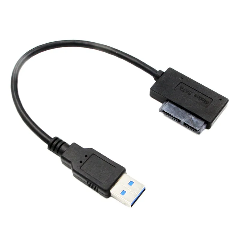 Профессиональный USB 3 0 до 7 + 6 13Pin SATA кабель с индикатором для ноутбука DVD/CD-ROM HDD Caddy