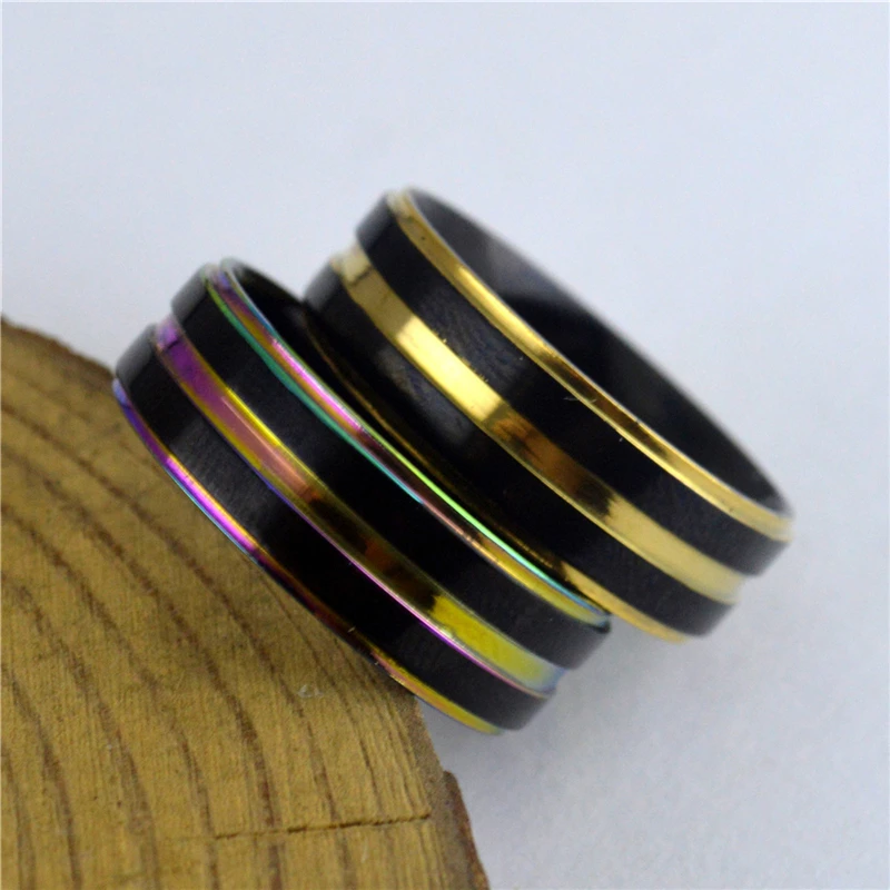 

Retro Multi Layers Finger Rings For Women Bohemian Jewelry Fashion Gold Color Stainless Steel Engagement Band Couples Matching
