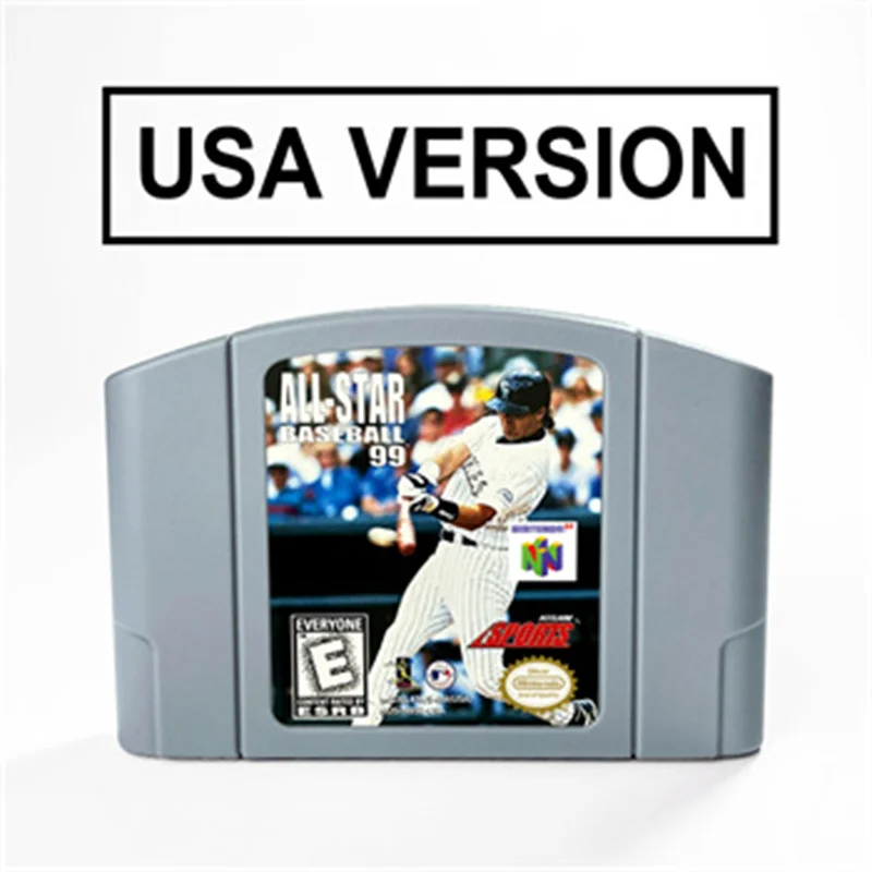 Cartouche de Baseball All-Star 99, 2000 ou 2001 pour 64 bits, Version américaine, Format NTSC