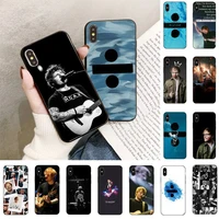 toplbpcs pop singer star ed sheeran phone case for iphone 11 8 7 6 6s 7 plus 8 plus x xs max 5 5s xr 12 11 pro max se 2020 case