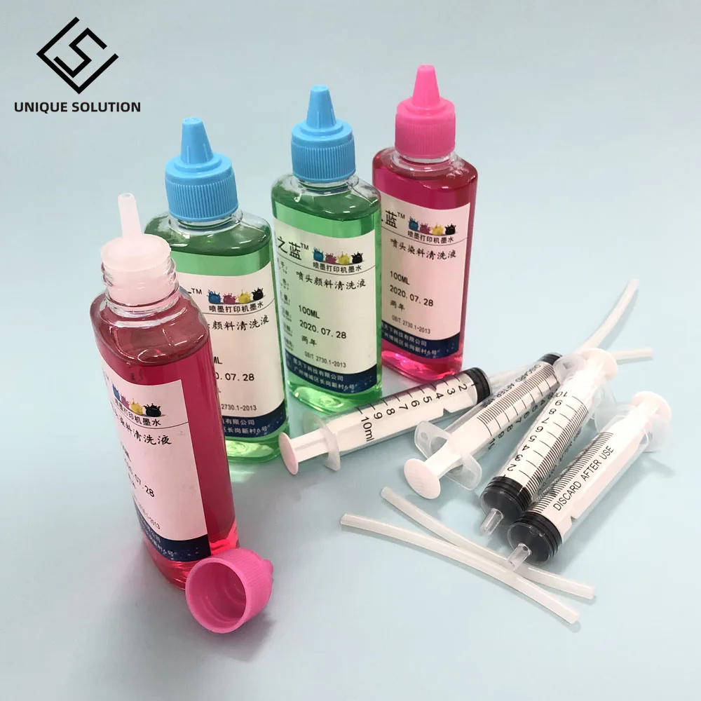 Жидкость для очистки печатающей головки 100 мл струйных принтеров HP EPSON CANON BROTHER 302