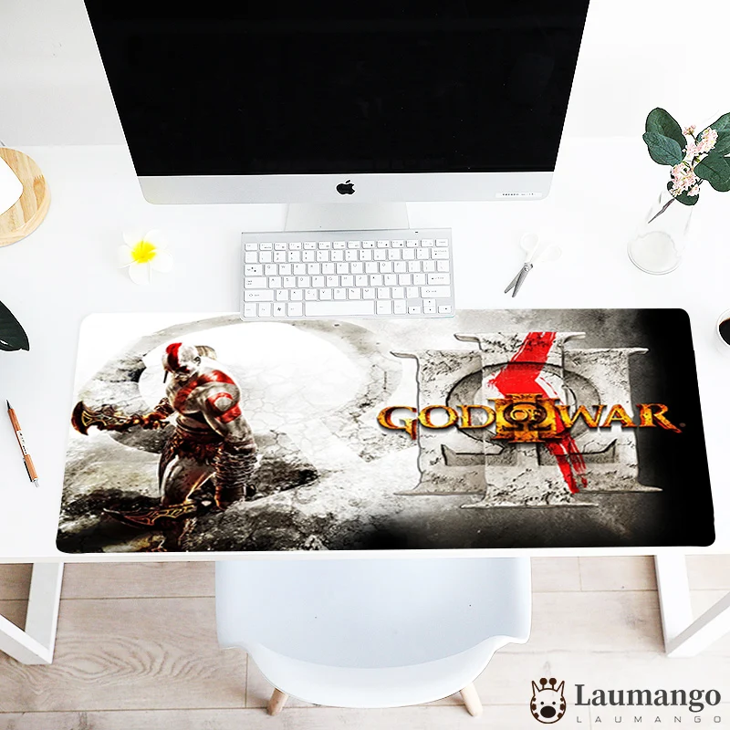 

Mouse mat God of War Supply extended mousepad Order DIY HD Print Flat Gaming Gamer Mouse Pad For Gaming Player big mousemat xxl