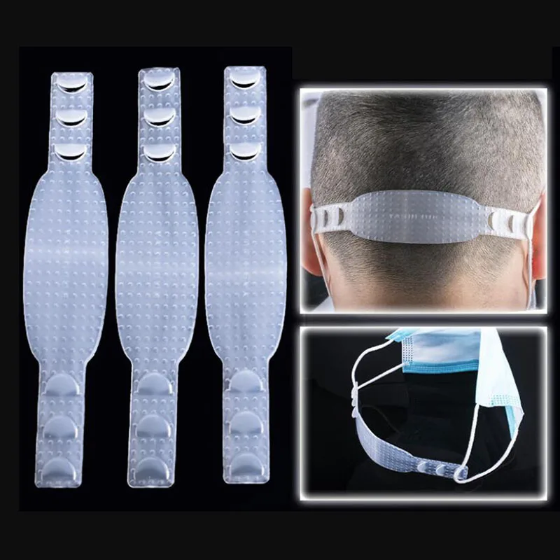 

10pcs Third Gear Adjustable Anti-slip Mask Ear Grips Extension Hook Face Masks Buckle Holder Accessories