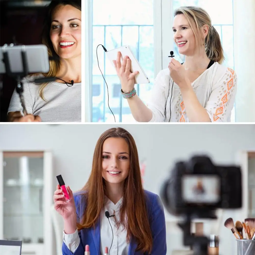 BOYA BY M1 6 м кабель всенаправленный конденсаторный микрофон лавалье для трансляции