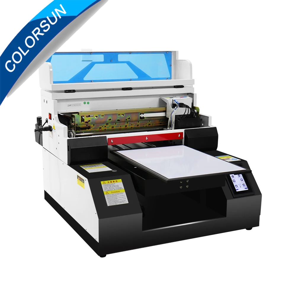 Автоматический УФ принтер формата A4 Colorsun с сенсорным экраном зеркальный для