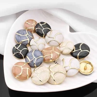 10pcs 2025mm clothes buttons embellishments for clothing round fashion buttons sewing accessories coat jacket blouse buttons