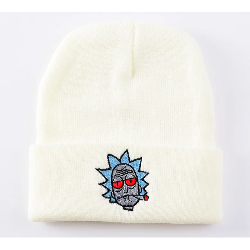 

New Fashion Beanies Hats Elastic Brand Embroidery Warm Winter Unisex Knitted Hat Skullies US Animation Ski Gorros Caps 2020