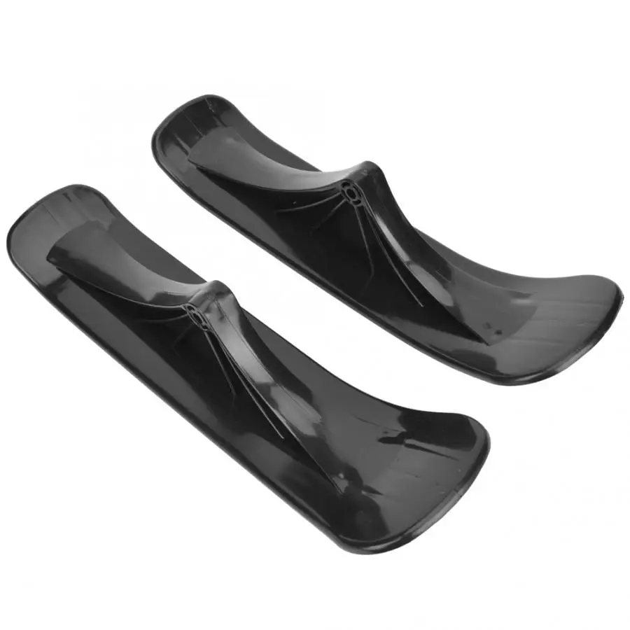 

1 Pair of Black Ski Board Sleigh Accessories 2 In 1 Outdoor Sports Winter Scooter Parts Sled for Children Gifts