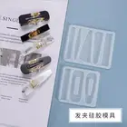 Новинка 2020, Прозрачная силиконовая форма, полимерные декоративные шпильки для самостоятельного изготовления, формы для эпоксидной смолы для ювелирных изделий