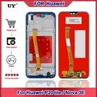 Оригинальный IPS-дисплей для Huawei P20 Lite, дисплей с сенсорным экраном для Nova 3e, ЖК-дисплей, детали для замены LX3 с рамкой