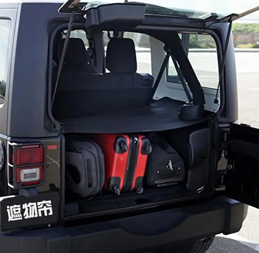 Защитный щит для багажника автомобиля накладка на груз 14 17 JEEP Wrangler 2014 2015 2016