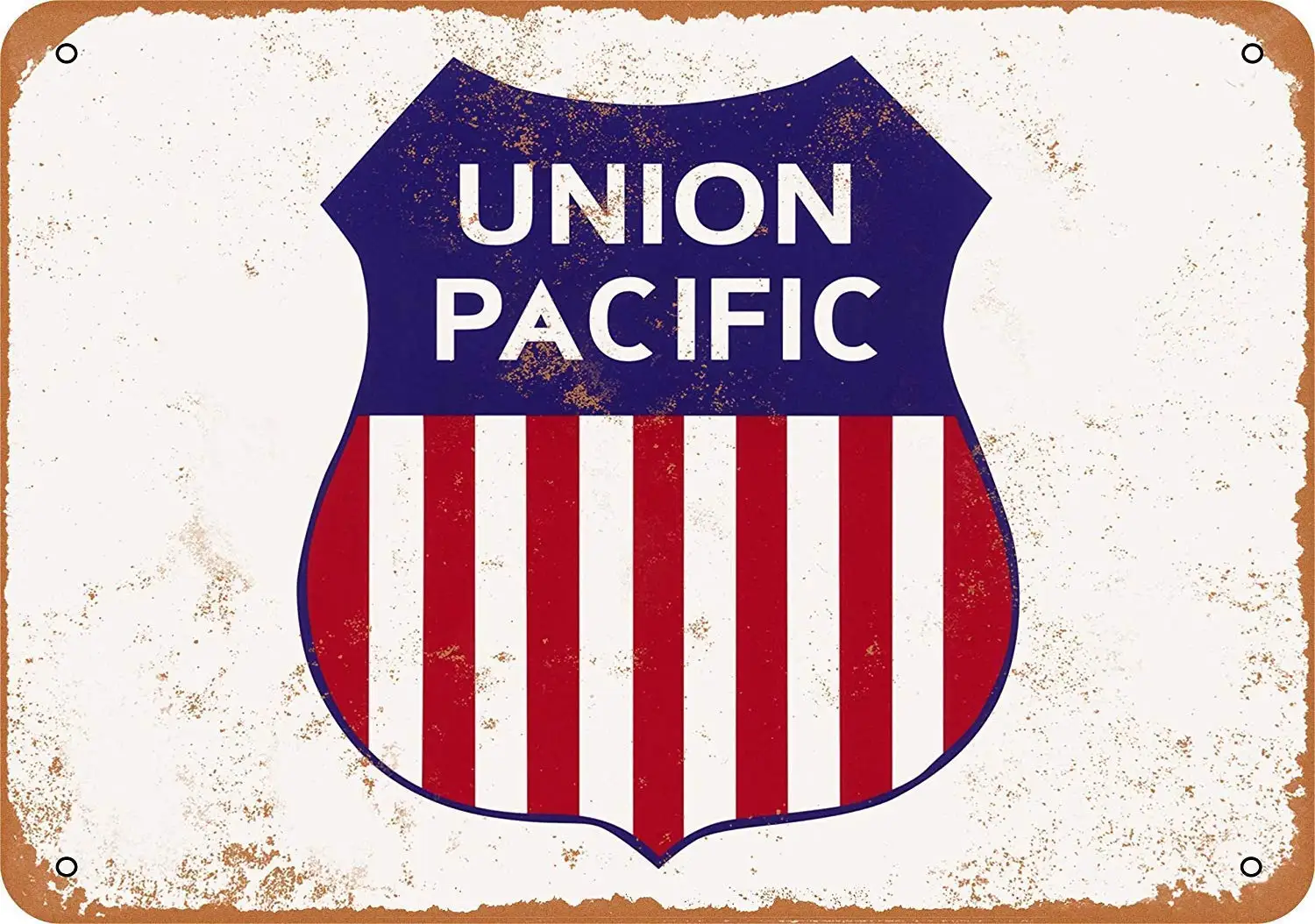 

Great Tin Sign Aluminum Union Pacific Railroad Tin Wall Sign Outdoor & Indoor Sign Wall Decoration Boho Decoration Home Decor