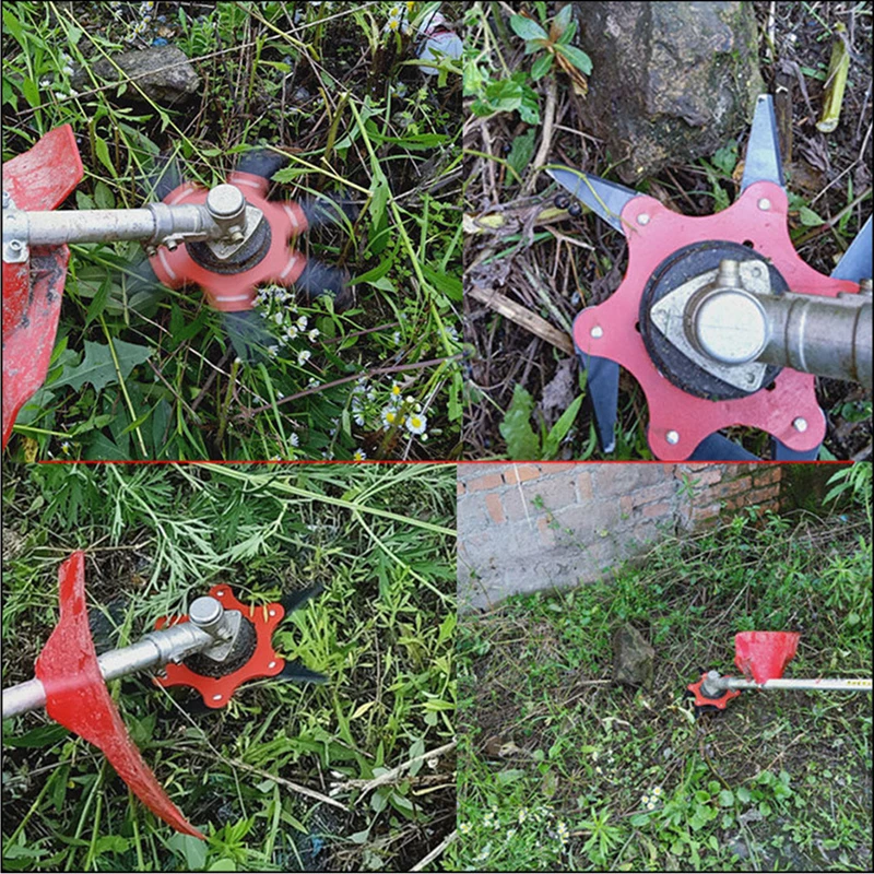 6 Teeth Brush Cutter Blade Trimmer Metal Blades Head 56Mn Garden Grass For Lawn Mower | Инструменты