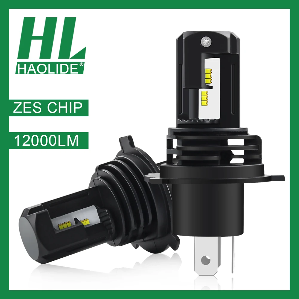 /HL мини Размеры зэс чип H7 H1 светодиодный лед лампы для автомобильных фар H4 H11