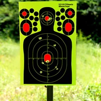 20pcs splash flower target adhesive reactivity shoot target aim for gun rifle pistol binders human nature hunting training