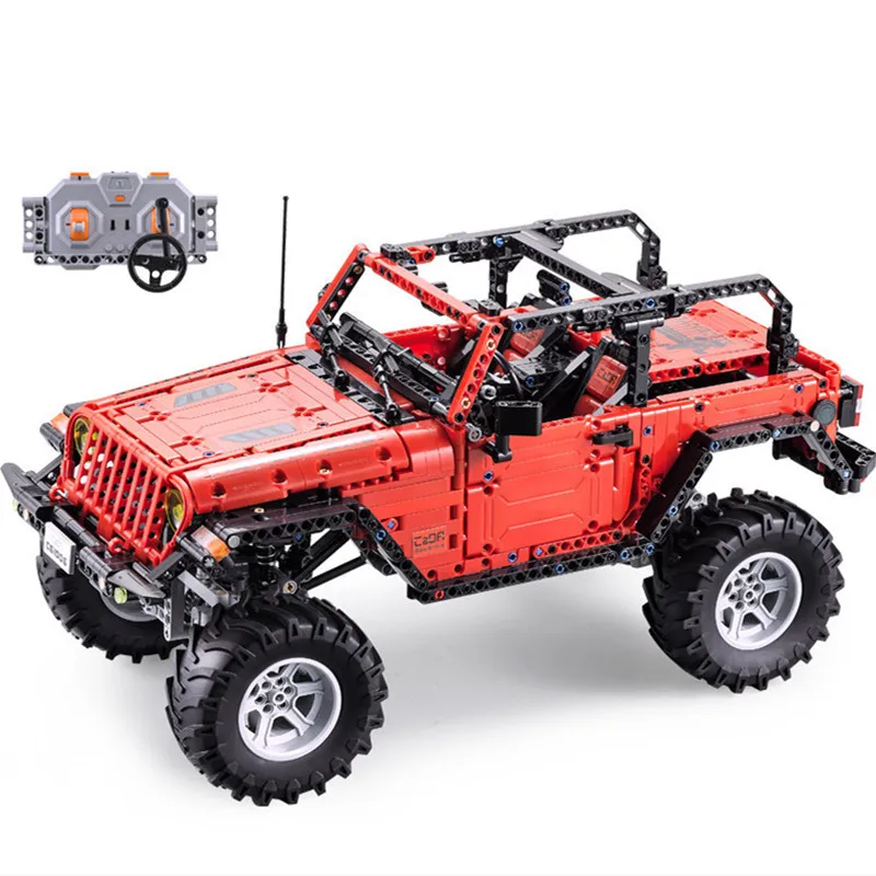 

1941PCS Remote Control SUV Building Blocks Off-Road Truck RC Motor Vehicle Bricks Children Toys Kids Christmas Gifts