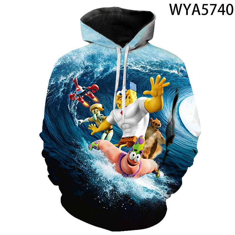 

Fashion The Spongebob Movie Its a Wonderful Sponge Hoodies 3D Printed Men Women Children Sweatshirts Boy Girl Kids Streetwear