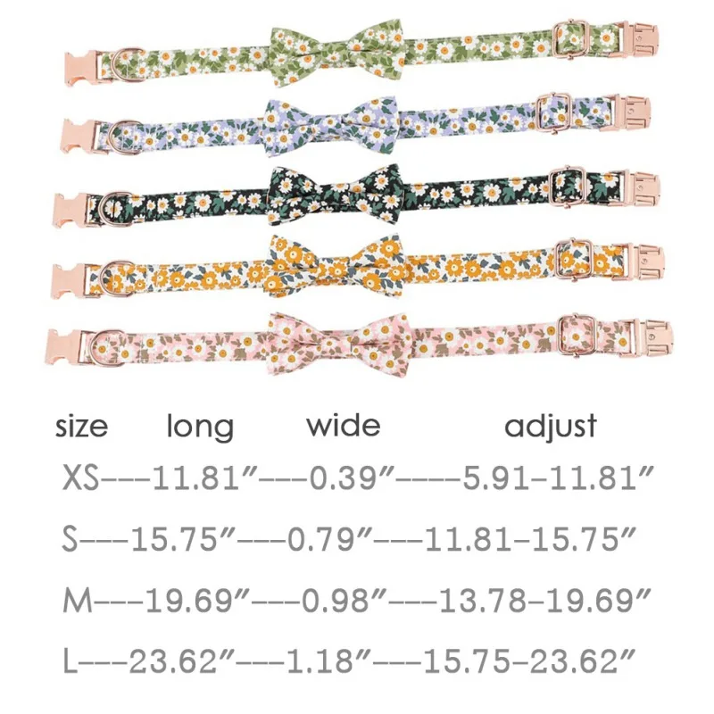 

Adjustable Pet Dog Cat Collar Cute Print Puppy Kitten Collars Necklace For Small Medium Dogs Cats Chihuahua Pug