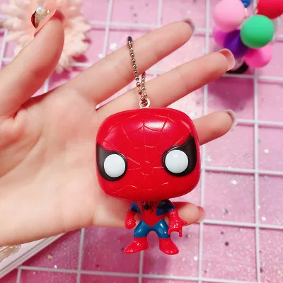 Модные Новые поп игрушки брелок Marvel Капитан Америка Железный человек брелок Дети Чудо Женщины брелок сумка Подвеска ювелирные изделия - Цвет: Big16