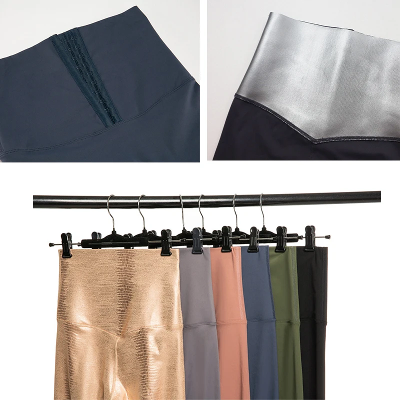 

Women Workout Leggings Fast Sweating Lose Weight Fitness Pants Corset Shaping Tights High Waist Yoga Leggings