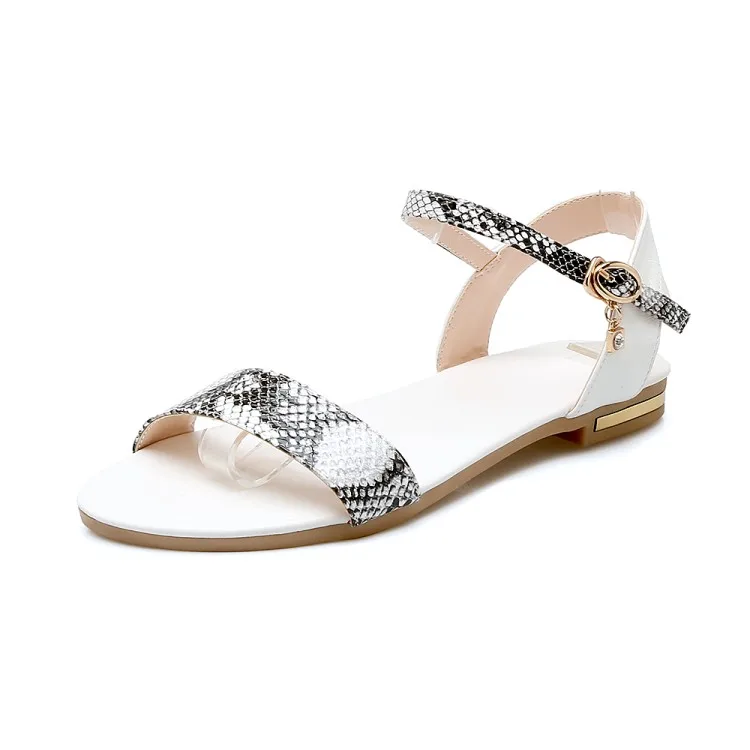 Летние сандалии на плоской подошве большие размеры 9 10 11 12 Женская обувь со