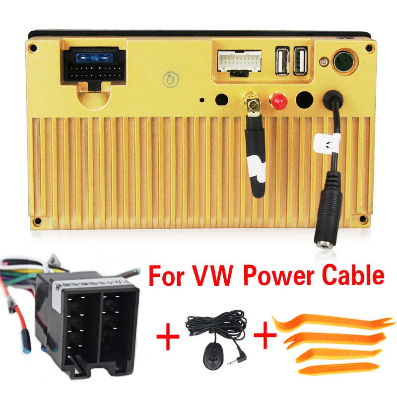 for vw cable " Универсальный RDS 2 din Android 8,1 автомобиль радио gps 2din Автомобильная dvd-навигационная система для VW Nissan TOYOTA Volkswagen Peugeot - Цвет: for vw cable