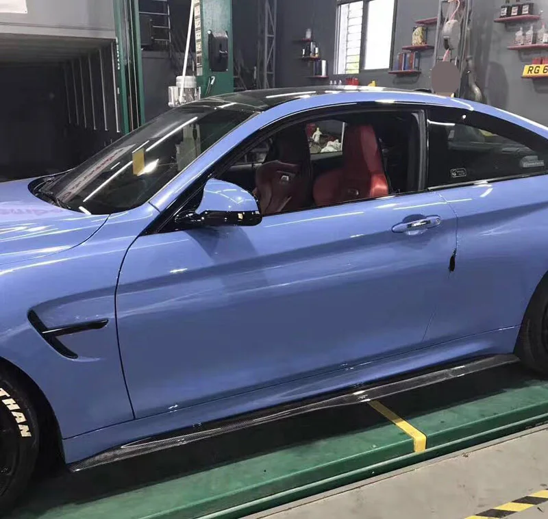 Женские боковые юбки из углеродного волокна 1 пара подходят для BMW F82 F83