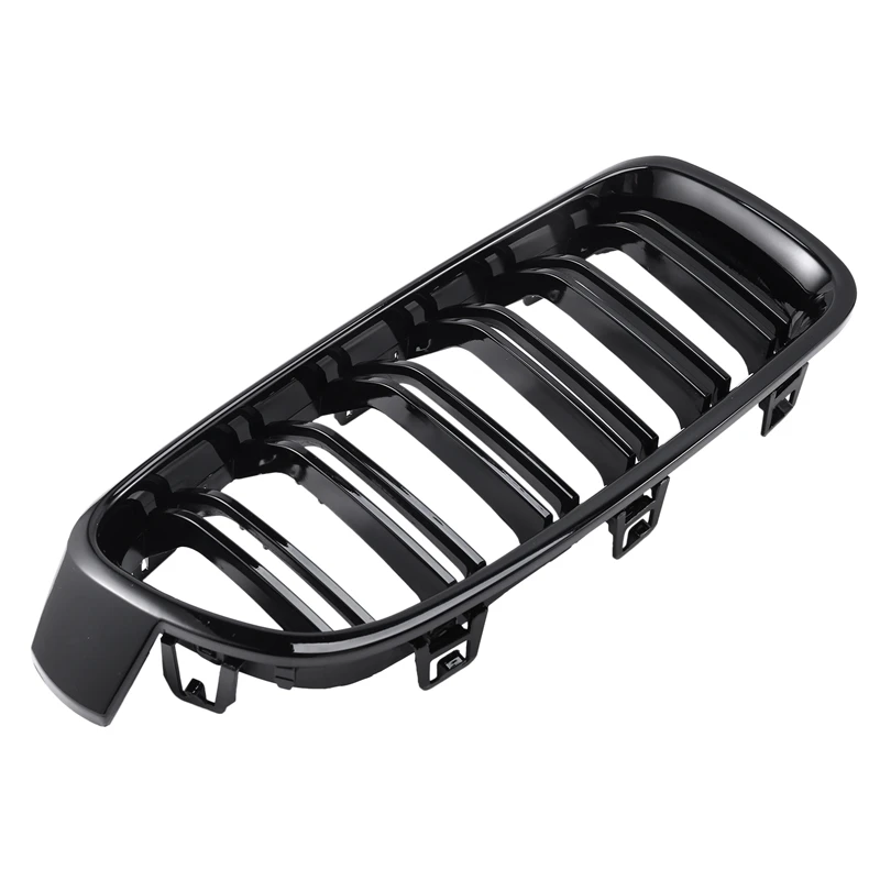 1Pair Gloss Black Front Grille/Grilles Kidney For BMW 3-Series F30 F31 F35 2012-2017 Car Styling |