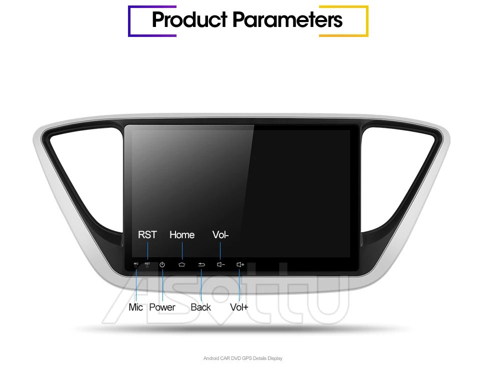 Asottu C17YN9060 PX30 9,0 автомобильный DVD gps плеер для hyundai Verna автомобильный ПК головное устройство Автомобильный Радио Видео плеер навигация gps dvd