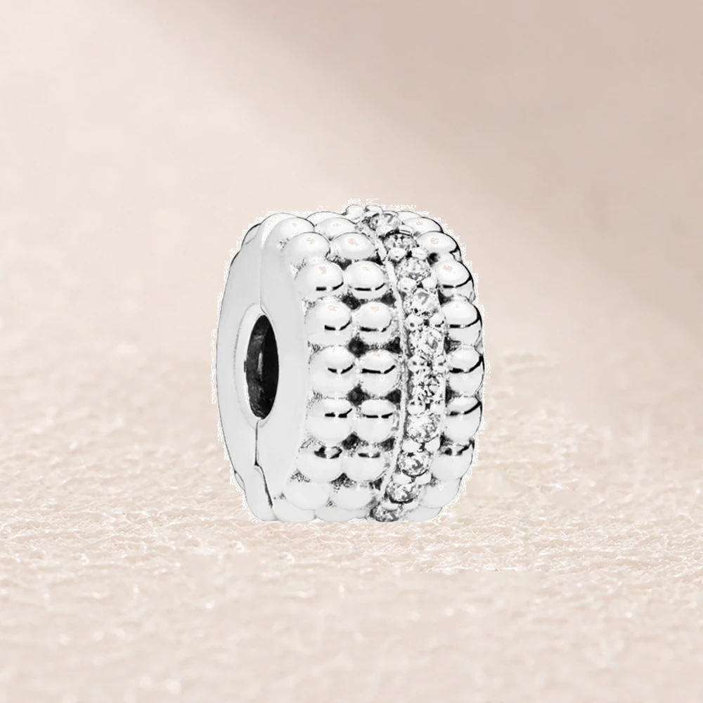 

797520CZ Beaded Brilliance Clip Charm