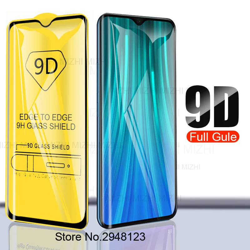 9d Полное стекло gule на xiomi redmi note 8 pro закаленное для Xiaomi note8pro Защитная пленка