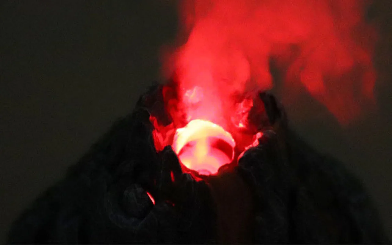 Имитация сцены эпохи динозавра вулканический распылитель тумана светодиодный