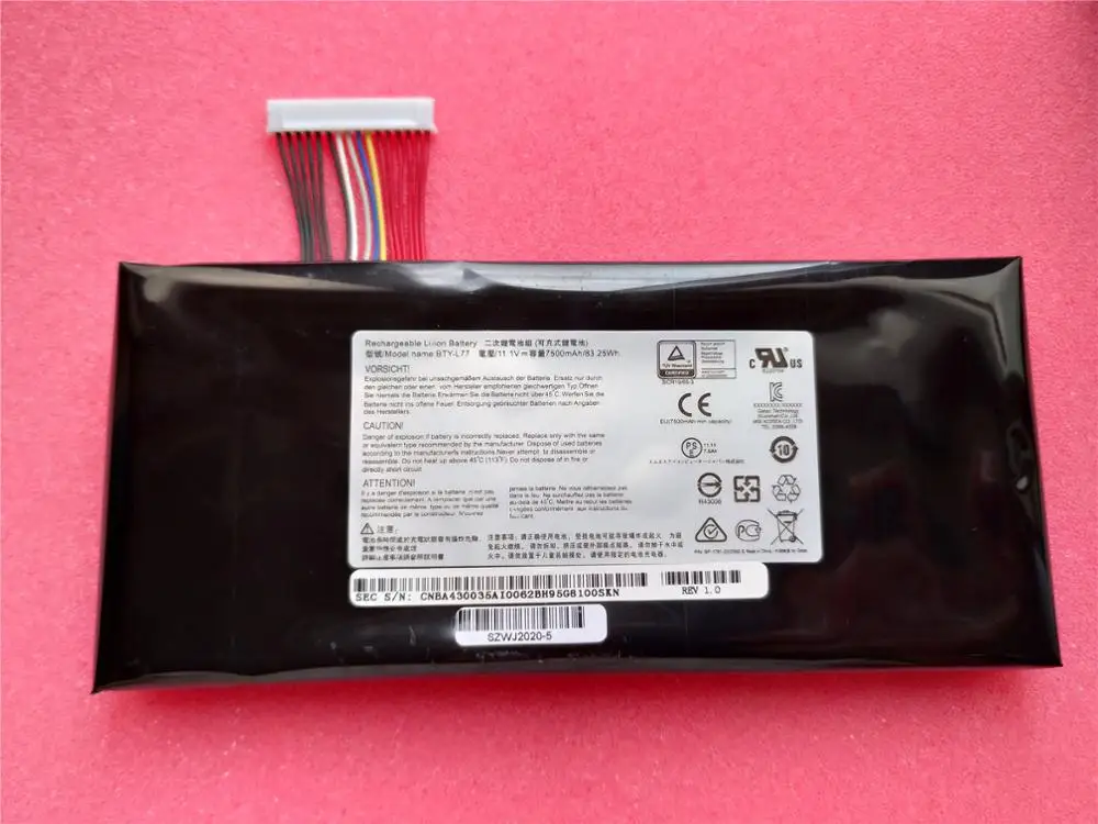 Новинка Вт/ч фотоаккумулятор для MSI GT72 2QD GT72S 6QF GT80 2QE Series GT80S 6QE 218CN BTY L77 WT72|battery for msi|for