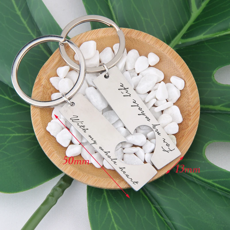 Новинка модные хит продаж 1 пара Серебряная цепочка для ключей полый любовь