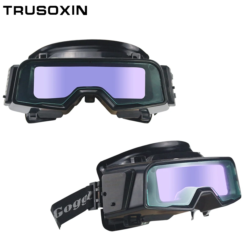 Outside Control Solar Auto Darken Welding Glasses Welder Mask Welding Helmet Goggles With Shade eara Din9-Din13