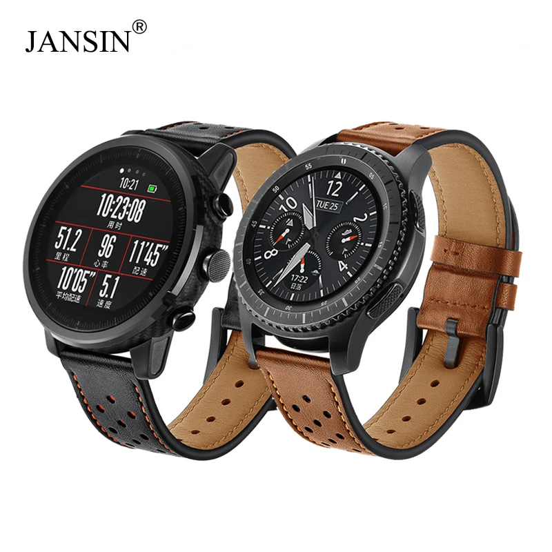 22 мм ремешок для часов Samsung Gear S3 Frontier/s3 Classic/galaxy watch 46 мм/Xiaomi Huami Amazfit Pace из