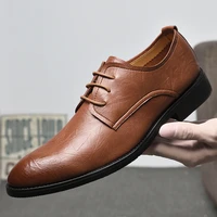 mens shoes pu leather rubber sole mens office dress flat shoes mens derby wedding shoes zapatillas hombre chaussure homme e44