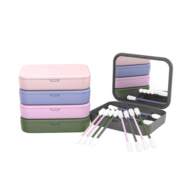 4 шт./корт. многоразовые ватные тампоны для чистки ушей Косметические Силиконовые