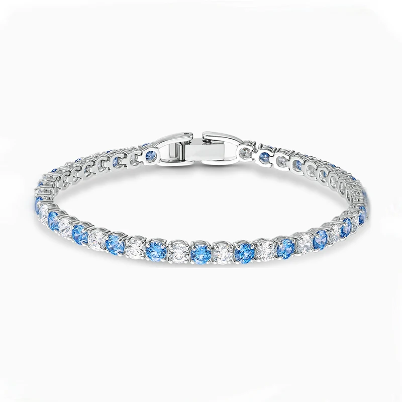 

Fashion Jewelry SWA New Original Symbol Round Series Bracelet Claw Stone Inlaid Crystal Female Romantic Jewelry Gift