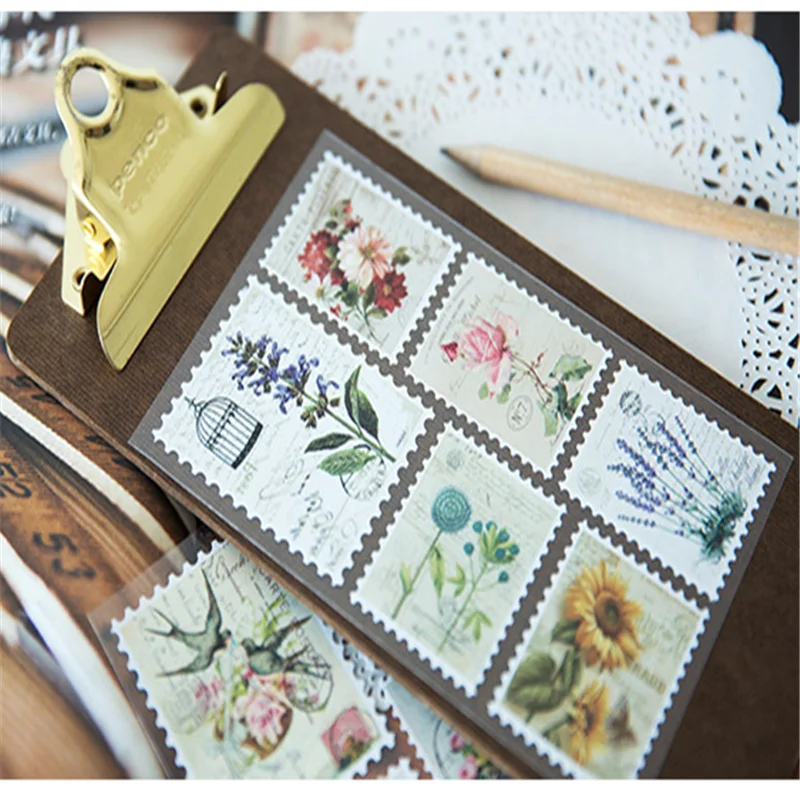 3 шт./лот Ретро штамп сделай сам бумажные наклейки карманные Стикеры для молочных